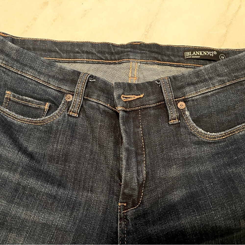 Blank NYC blue jeans